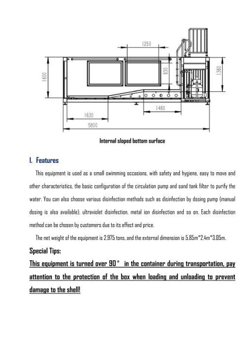 “Modern 20ft sea container pool in backyard with filtration system”
“Indoor 40ft shipping container swimming pool with viewing glass”
“Above-ground modular pool built from repurposed shipping container”