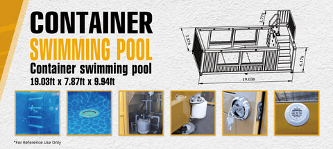 “Modern 20ft sea container pool in backyard with filtration system”
“Indoor 40ft shipping container swimming pool with viewing glass”
“Above-ground modular pool built from repurposed shipping container”