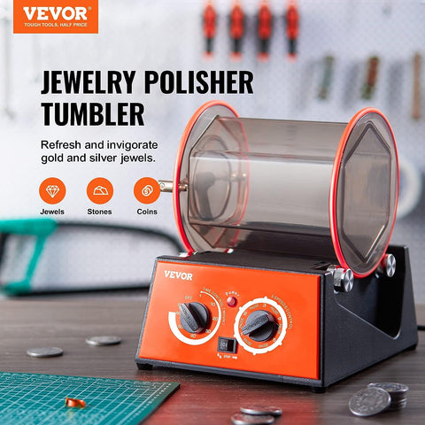 New Jewelry Polisher 5 Speed Rock Tumbler 817443 - with | Sold by Uncle Wiener's Wholesale
