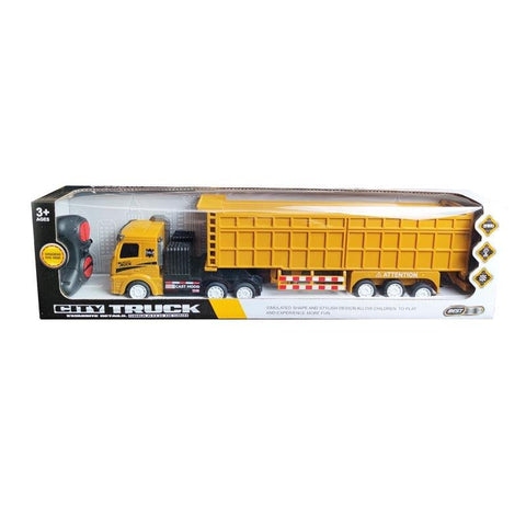 NEW Kids RC 4 - in - 1 Construction Truck – Dump Truck & Trailer & Crane Remote Control Toy YKG1792A - with | Sold by Uncle Wiener's Wholesale
