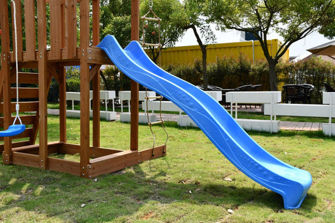 Wooden Backyard Kids Swing Set & Slide β Model C627 Outdoor Play Structure