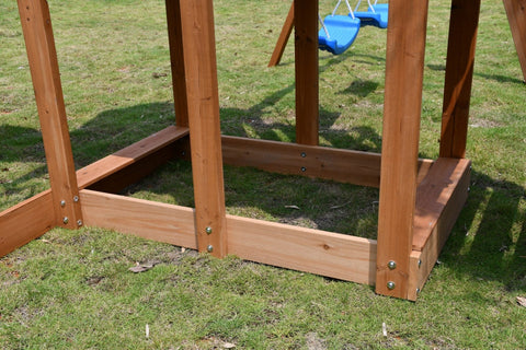 Wooden Backyard Kids Swing Set & Slide β Model C627 Outdoor Play Structure