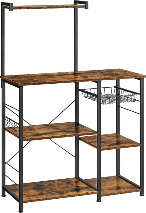 New Kitchen Baker���s Rack with Microwave Stand ��� Storage Shelves & Wire Basket Organizer KKS35X - with | Sold by Uncle Wiener