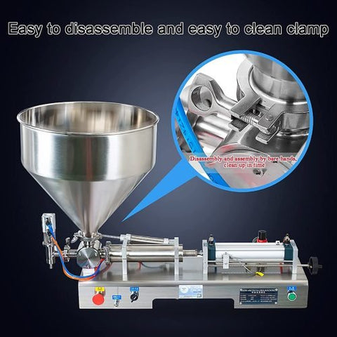 Semi-automatic bottle filling machine for liquids
Dual-nozzle pneumatic filler 100–1000 mL
Liquid filler with foot switch and control panel
Industrial stainless steel liquid bottling equipment