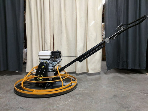 New Loncin Concrete Power Trowel – Gas - Powered Walk - Behind Finishing Machine for Smooth Concrete Surfaces S100 - with | Sold by Uncle Wiener's Wholesale