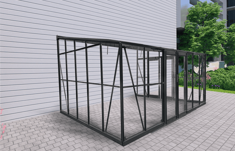 luxury tempered glass greenhouse in garden setting
aluminum-framed greenhouse with gabled roof
inside view of premium glass greenhouse
eco-friendly garden greenhouse with powder-coated frame
full-sunlight greenhouse for plants and vegetables