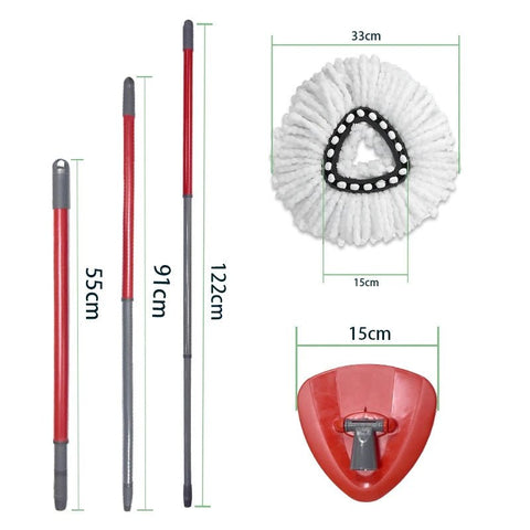 NEW Microfiber Spin Floor Mop & Bucket S3146 - with | Sold by Uncle Wiener's Wholesale