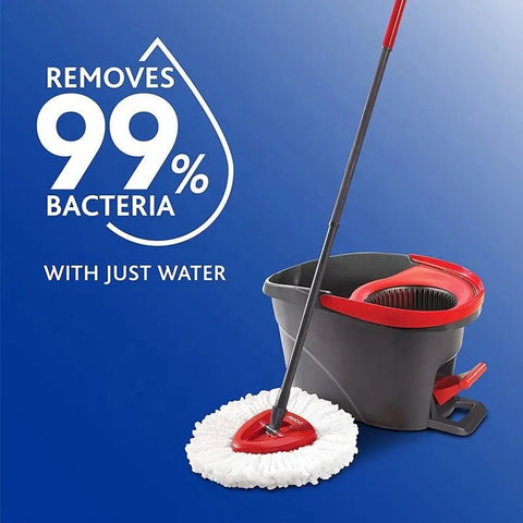 NEW Microfiber Spin Floor Mop & Bucket S3146 - with | Sold by Uncle Wiener's Wholesale