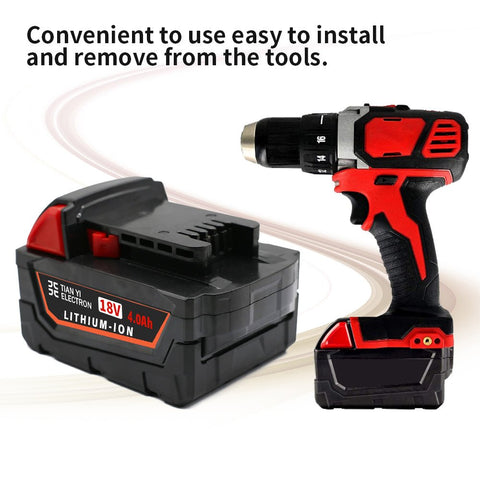 New Milwaukee M18 Battery Replacement – High Capacity Power Tool Battery - with 4AH M18 Battery Replacement | Sold by Uncle Wiener's Wholesale