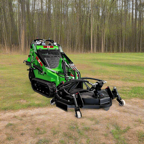 Mini skid steer attachment with hydraulic auger
Green mini skid loader with stump grinder attachment
Heavy-duty mini skid steer snow blower
Landscaping auger tool for mini skid loader
Mini skid attachments for trenching and clearing