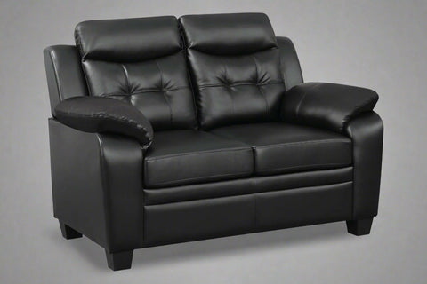 “Black leatherette 3-piece sofa set in modern living room”
“Gray leatherette sofa with tufted backrest and armrests”
“1-seater armchair in black leatherette with plush cushion”
“3-seater tufted leatherette couch in gray finish”
“Modern 3-piece sofa set including sofa, loveseat, and armchair”