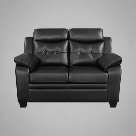 “Black leatherette 3-piece sofa set in modern living room”
“Gray leatherette sofa with tufted backrest and armrests”
“1-seater armchair in black leatherette with plush cushion”
“3-seater tufted leatherette couch in gray finish”
“Modern 3-piece sofa set including sofa, loveseat, and armchair”