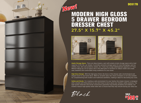 βWhite high gloss 2-drawer bedroom dresserβ
βBlack modern drawer chest with glossy finishβ
βModern white storage cabinet in bedroom settingβ
βHigh gloss 8-drawer dresser for large storageβ
βContemporary white and black dressers for bedroomsβ