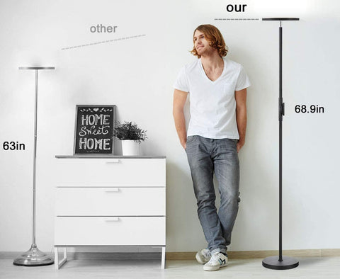 “Modern 30W Black LED Floor Lamp with Remote Control”
“LED Dimmable Floor Lamp with 3 Color Temperatures”
“Touch & Remote-Controlled Standing Lamp for Bedroom or Office”