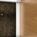 Modern black and white minimalist computer desk – Model SD002B
Compact wood workstation table for home office or study