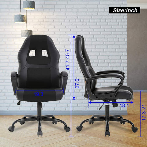 Red and Black Gaming Chair – High Back Design
GRC31 Office Chair – Ergonomic Style and Build
Adjustable Gaming Desk Chair – Side Angle View
Computer Chair with Armrests and Casters – Blue Model
Home Office and Gaming Chair – Easy Assembly Included