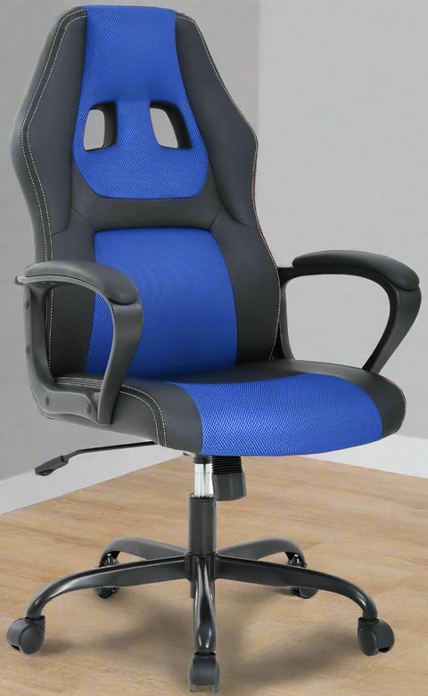 Red and Black Gaming Chair – High Back Design
GRC31 Office Chair – Ergonomic Style and Build
Adjustable Gaming Desk Chair – Side Angle View
Computer Chair with Armrests and Casters – Blue Model
Home Office and Gaming Chair – Easy Assembly Included