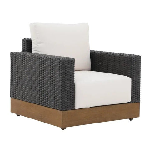 New OTTA Outdoor Laurel 4 - Piece Patio Set – Sunbrella® Cushions & All - Weather Wicker 1909806 - with | Sold by Uncle Wiener's Wholesale