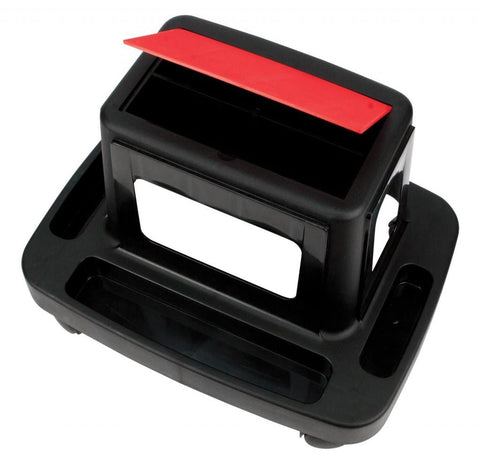 New Plastic Rolling Work Seat – Mobile Mechanic Stool with Casters 5472W - with | Sold by Uncle Wiener's Wholesale