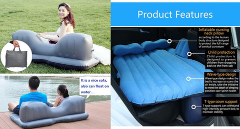New Portable Back Seat Air Mattress – Car Camping Travel Bed SPTY023 - with | Sold by Uncle Wiener's Wholesale