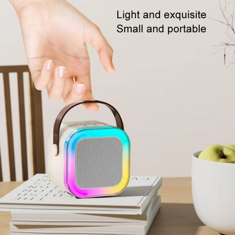 "Portable Bluetooth Karaoke Speaker with RGB Lights"
"Wireless Karaoke Speaker Set with Microphone"
"HiFi Audio Bluetooth Speaker for Party and Events"
"Rechargeable Karaoke Speaker with Dual Mic Support"
"RGB Light Show Bluetooth Karaoke System for Kids and Adults"