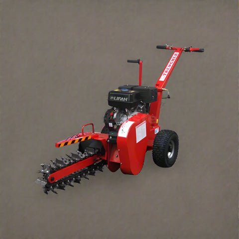 portable trencher side view
DRT770 Kohler 7HP engine close-up
walk-behind trencher digging soil
heavy-duty trencher rear profile
DRT770 compact trencher for irrigation