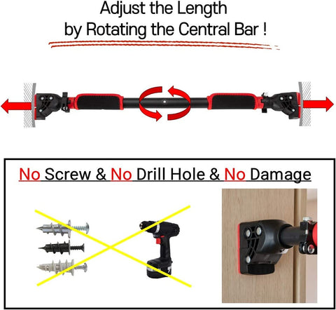 New Pull Up Bar with Safe Locking for Home Doorway ��� Chin Up Bar S3100 - with | Sold by Uncle Wiener's Who