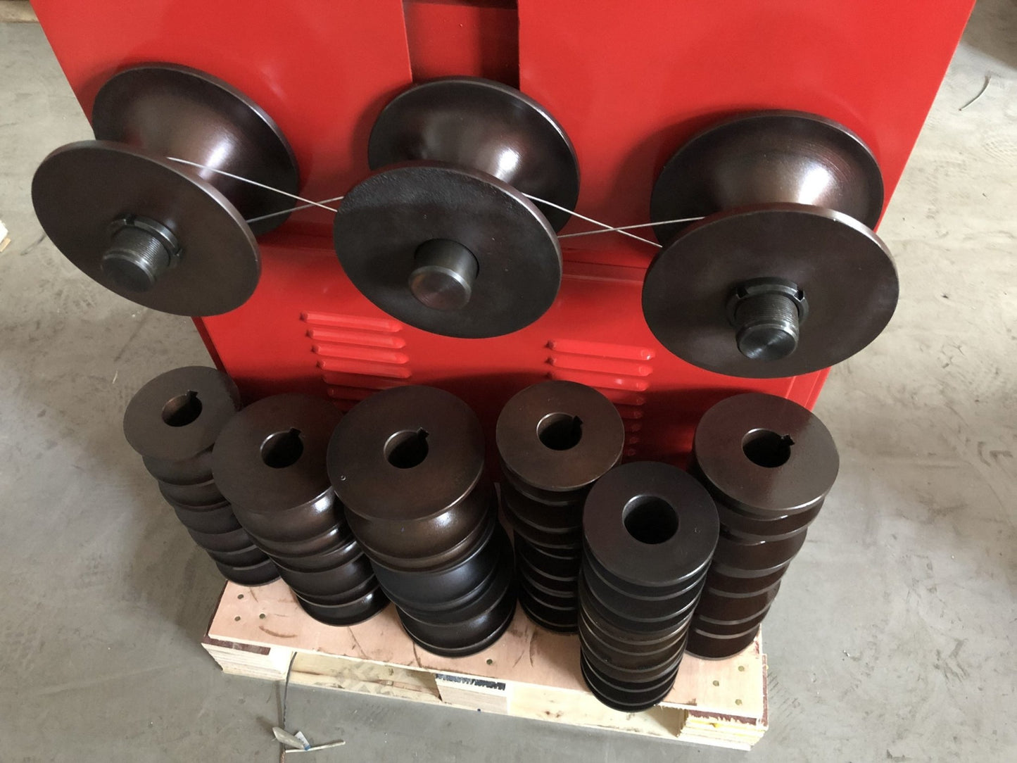 NEW RED ELECTRIC TUBE BENDER MACHINE 3 INCH - with | Sold by Uncle Wiener's Wholesale