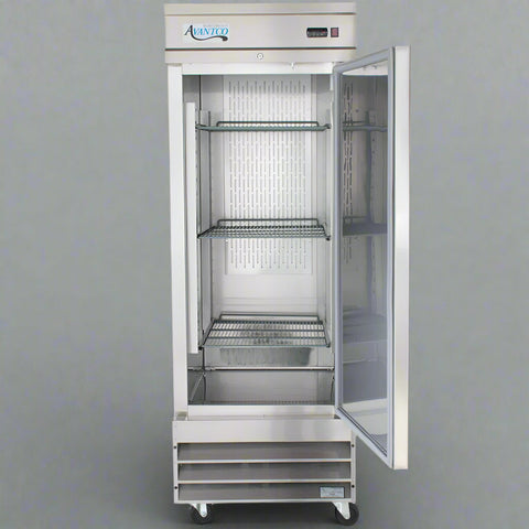 • “3 door stainless steel commercial freezer”
• “Interior view of commercial fridge shelving”
• “Digital temperature display for commercial freezer”
• “Heavy-duty caster wheels on restaurant freezer”
• “Lockable stainless door for commercial kitchen fridge”