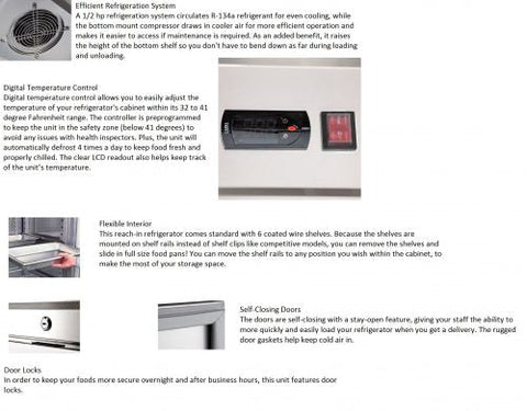 • “3 door stainless steel commercial freezer”
• “Interior view of commercial fridge shelving”
• “Digital temperature display for commercial freezer”
• “Heavy-duty caster wheels on restaurant freezer”
• “Lockable stainless door for commercial kitchen fridge”