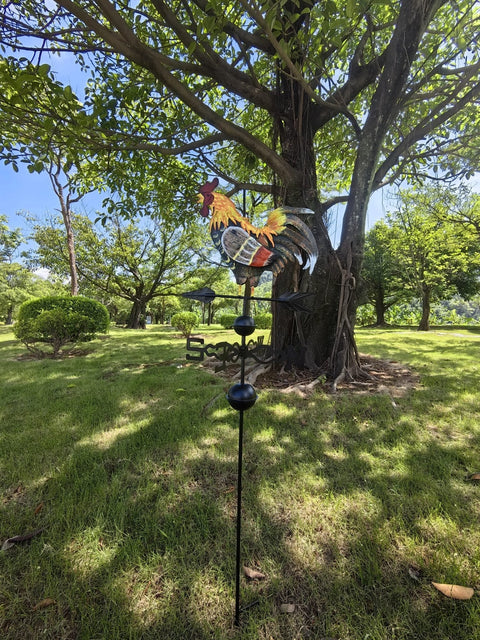 NEW Rooster Metal Wind & Weather Vane ON18WV10 - with | Sold by Uncle Wiener's Wholesale
