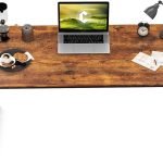 Rustic industrial computer desk with metal frame and storage hook – TLD003
Compact wood top desk with bag holder and steel legs – Model TLD003