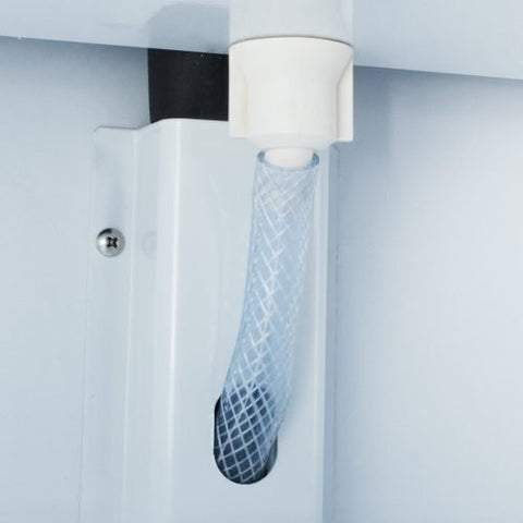 "Siebel G258 black commercial display fridge with glass door"
"Interior of merchandiser fridge with 4 adjustable shelves"
"LED-lit single door commercial beverage refrigerator"
"Retail cooler with 32-41°F temperature range"
"NSF certified display fridge with black finish and clear front"