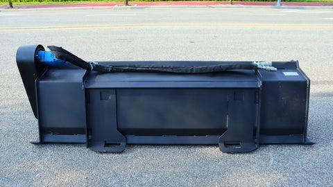 Heavy-duty backfill tool for skid loader