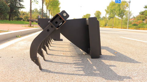 New Skid Steer Front - Mounted Ripper Attachment β 82 Working Width 7 - Tooth Soil Loosener Model SU22506 - with | Sold by Uncle Wiener's Wholesale