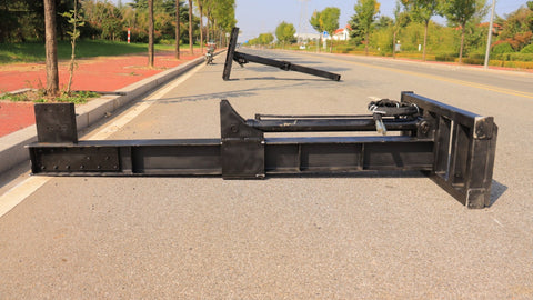 New Skid Steer Log Splitter Attachment – 35.4" Hydraulic Stroke Front Blade Design SU22500 - with | Sold by Uncle Wiener's Wholesale