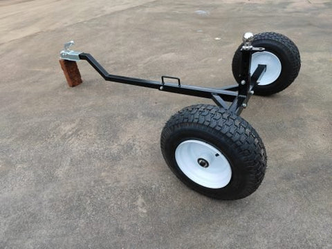 ATV trailer dolly with adjustable hitch – 800 lb capacity and 30-inch wide base for towing trailers