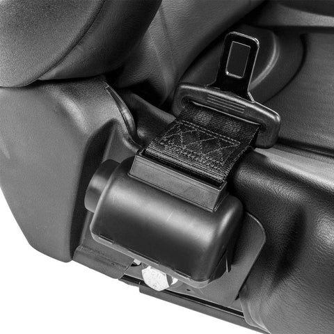 New Universal Forklift & Tractor Seat with Retractable Seatbelt β Heavy Duty PVC | SKU: 126413 - with | Sold by Uncle Wiener's Wholesale