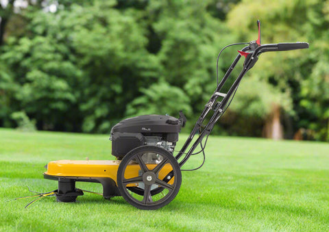 163cc Walk-Behind Wheeled String Trimmer – Heavy-Duty Gas Grass & Weed Cutter with 22-Inch Cutting Path