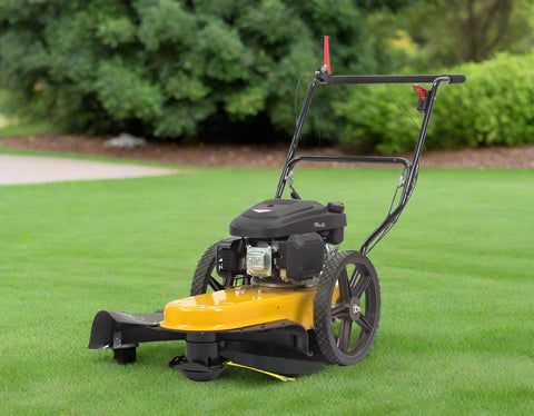 163cc Walk-Behind Wheeled String Trimmer – Heavy-Duty Gas Grass & Weed Cutter with 22-Inch Cutting Path