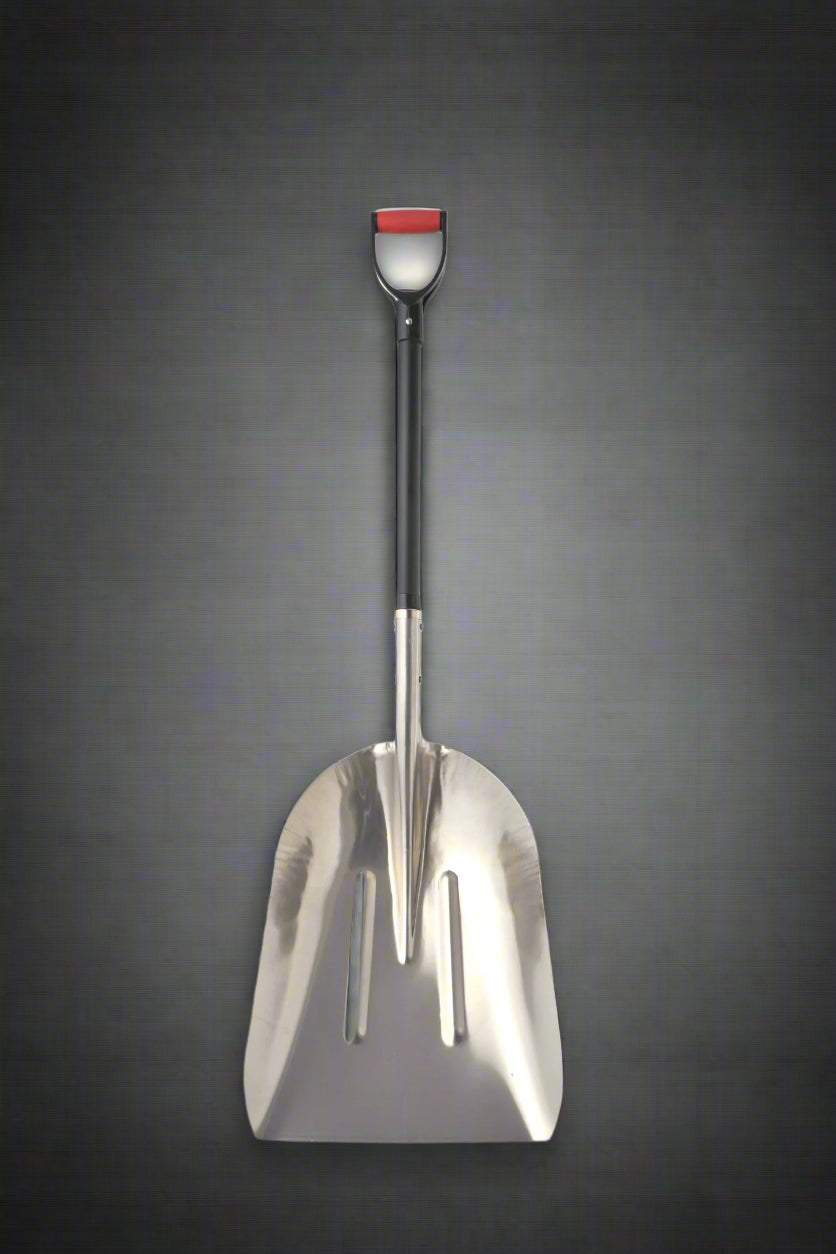 “Walters heavy-duty aluminum grain shovel with D-grip handle”
“#12 aluminum scoop shovel for grain and mulch”
“Durable scoop shovel with ergonomic D-handle”