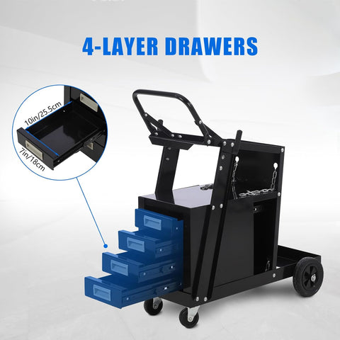 NEW WELDING TOOL CART 4 DRAWER MIG WELDER PLASMA CUTTER - Tools with | Sold by Uncle Wiener's Wholesale