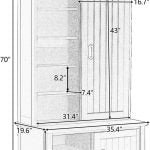 WHITE STORAGE CABINET WITH SLIDING DOOR & BENCH ENTRY WAY - Storage Cabinet with | Sold by Uncle Wiener's Wholesale