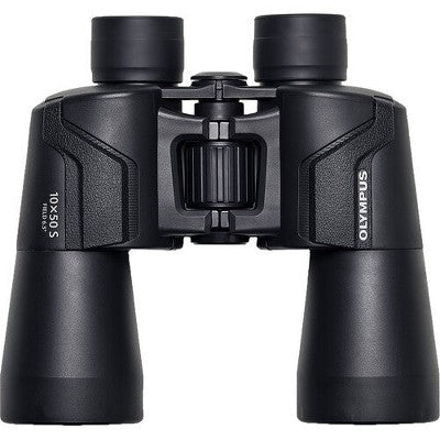 OM SYSTEM 10x50 S Binocular - with Dimensions (Overall): 7.6 inches (H) x 7 inches (W) x 2.5 inches (D) | Sold by Uncle Wiener's Wholesale