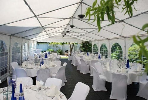 PAGODA & MARQUEE PREMIUM PVC COMMERCIAL - GRADE HEAVY - DUTY PARTY TENT – EVENT, WEDDING, OUTDOOR SHELTER - with 20X40 Marquee Party Tent Commercial Grade | Sold by Uncle Wiener's Wholesale