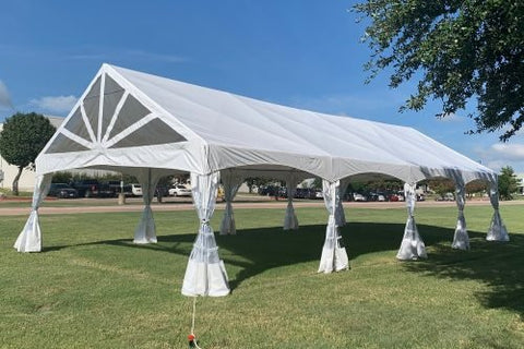 PAGODA & MARQUEE PREMIUM PVC COMMERCIAL - GRADE HEAVY - DUTY PARTY TENT – EVENT, WEDDING, OUTDOOR SHELTER - with 20X60 FT PVC CLEAR COMMERCIAL GRADE PARTY TENT | Sold by Uncle Wiener's Wholesale