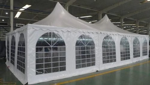 PAGODA & MARQUEE PREMIUM PVC COMMERCIAL - GRADE HEAVY - DUTY PARTY TENT – EVENT, WEDDING, OUTDOOR SHELTER - with 20X40 Pagoda Party Tent Commercial Grade | Sold by Uncle Wiener's Wholesale