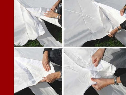 PAGODA & MARQUEE PREMIUM PVC COMMERCIAL - GRADE HEAVY - DUTY PARTY TENT – EVENT, WEDDING, OUTDOOR SHELTER - with 20X60 FT PVC CLEAR COMMERCIAL GRADE PARTY TENT | Sold by Uncle Wiener's Wholesale