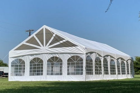 PAGODA & MARQUEE PREMIUM PVC COMMERCIAL - GRADE HEAVY - DUTY PARTY TENT – EVENT, WEDDING, OUTDOOR SHELTER - with 20X60 FT PVC CLEAR COMMERCIAL GRADE PARTY TENT | Sold by Uncle Wiener's Wholesale