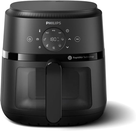 Philips 2000 Series Airfryer - 4.4 qt (4.2 l) Pan, 13 Cooking Functions, RapidAir Technology, Healthy Cooking with 90% Less Fat, Efficient & Fast (NA220/00) - with | Sold by Uncle Wiener's Wholesale